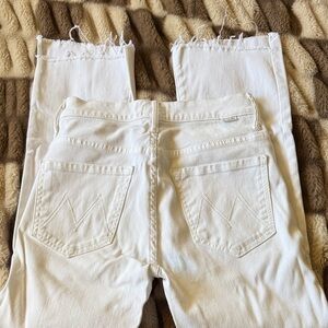 MOTHER White Flare & Wide Leg Jeans